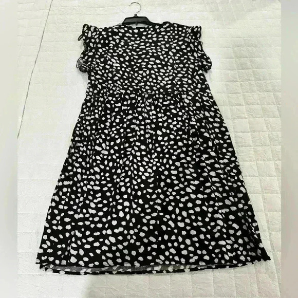 Kirundo Dress Womens Size Small Blue Floral Embroidered Ruffle Sleeve Boho - Picture 2 of 5